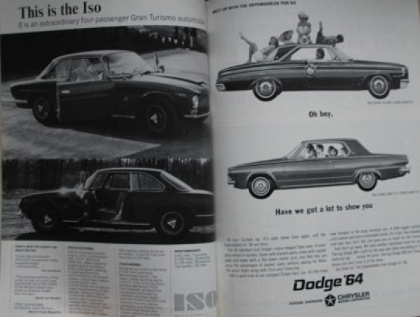 "International Automobil Show New York" Automobile-Exhibition-Catalog New York 1964 Yearbook (0537)